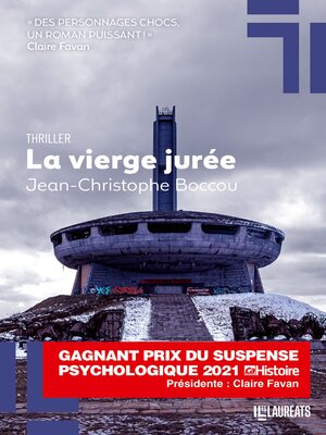 cover image of La vierge jurée--Gagnant prix du suspense psychologique 2021